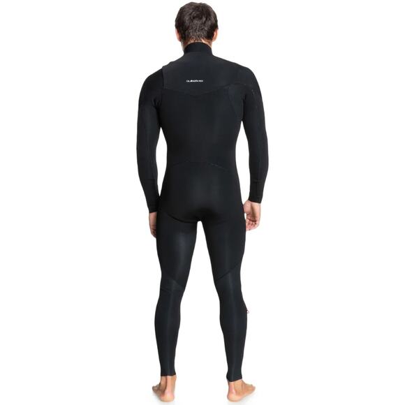 Quiksilver Men's Full Wetsuit 4/3mm Everyday Sessions LFS Chest Zip Suit - Picture 2 of 3